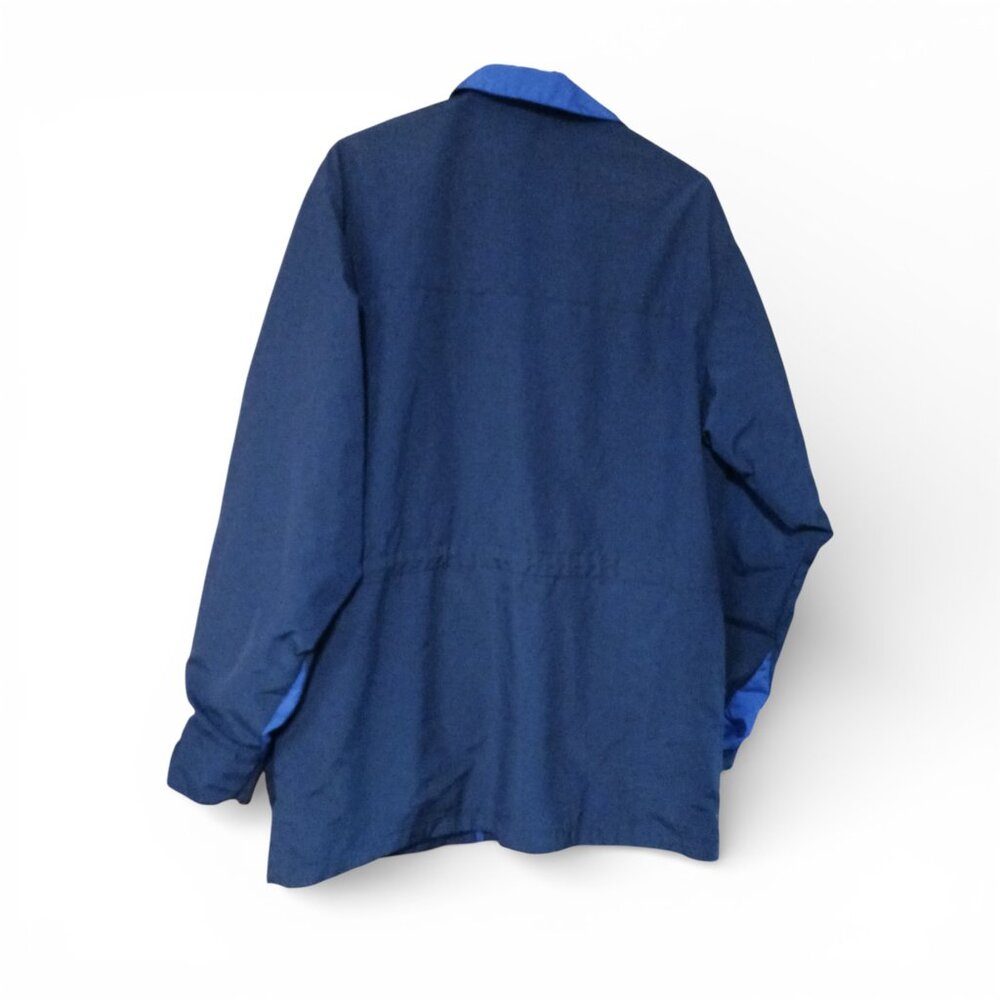 Vintage L.L. Bean Mainebound Field Parka Jacket Navy Blue Women's Large XL - Picture 4 of 13